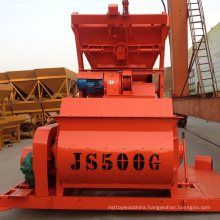 twin-shaft js500 concrete mixer